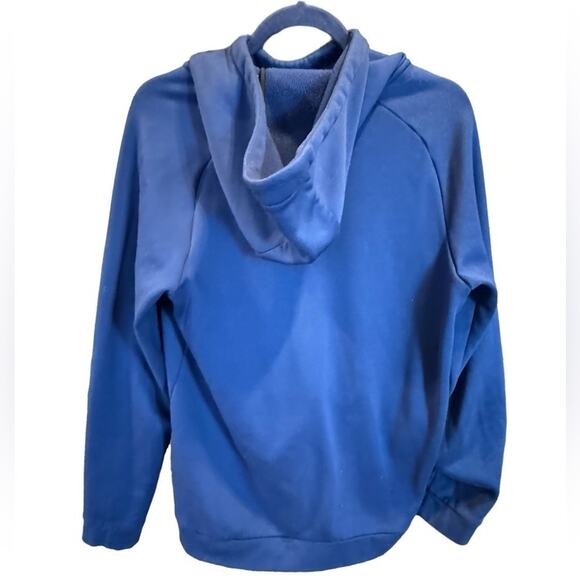 Nike Dri-FIT Blue Hooded Sweatshirt Men’s Size Small Pullover Hoodie Athletic - Picture 2 of 11